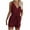 Wine jumpsuits for women, variant on Wycnly Womens Jumpsuits Casual Button Down Pocket Tank Short Jumpsuit with Belt Trendy Plain V-Neck Sleeveless Mini Summer Rompers Wine xxl