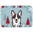 thumbnail image 1 of Winter Holiday Tricolor Corgi Kitchen & Bath Mat, 24 x 36 in., 1 of 1