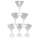 thumbnail image 3 of Vasos de Martini de plástico con luz LED parpadeante, vasos de cóctel LED de 210ml con vástago, copa brillante para fiesta, 6 uds., 3 of 5