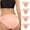 Pink, variant on Fnooota Womens Period Panties, Mid Waist Stretch Breathable 4 Pack Underwear Beige Size M