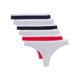 thumbnail image 1 of Pack de 6 tangas de algodón para mujer Tommy Hilfiger, talla M, 1 of 5