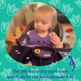 thumbnail image 4 of Silly Goose Silicone Baby Feeding Set with Cute Bib, Suction Divided Plate, Open Top Cup, and Travel Placemat, Cute Hippo Design, Baby Led Weaning Supplies for Babies and Toddlers, Dishwasher Friendly, 4 of 6