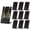 Black, variant on Clearance Rack under $5 10pcs Acrylic Earring Holder Black Earring Display Stands L Shape Ear Organizer Dangling Earring Stands For Earring Necklace Jewelry Shows Photography Props 1.7x1.4x3 Inch