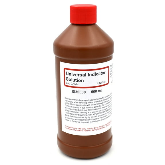 Laboratory-Grade Universal Indicator Solution, 500mL - The Curated Chemical Collection
