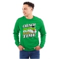thumbnail image 3 of Saint Paddys Crunch Time Tootsie Owl Long Sleeve TShirt Men Women Brisco Brands L, 3 of 6