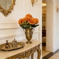 thumbnail image 4 of Artificial 6-headed Chrysanthemum Bouquet Small Bouquet Wedding Bridal Bouquet Artificial Flower Arrangement Setting., 4 of 6