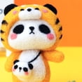 thumbnail image 2 of Kit Needle Felting Kit DIY Handmade Wool Pedant Materials Cartoon Panda Shape for Beginners, 2 of 5