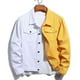 thumbnail image 5 of Chaqueta vaquera suelta de talla grande para hombre y mujer de otoño/invierno Pompotops oipoqjl13489, 5 of 7