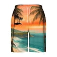 thumbnail image 5 of Horkkom Mens Swim Trunks Summer Drawstring Beach Shorts Vacation Hawaiian Shorts with Pockets Casual Swimwear, Gifts for Men, 5 of 5