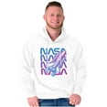 thumbnail image 5 of Vaporwave Shuttle NASA Worm Logo Hoodie Sweatshirt Women Men Brisco Brands M, 5 of 6