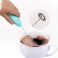 thumbnail image 1 of Batidor de huevos eléctrico Bebida de leche Licuadora de café Batidor de huevos Agitador (Azul), 1 of 3