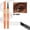 Black, variant on Microblading Eyebrow Pen with 4 Fork Tips, Waterproof Microblading Eyebrow Pencil, 4 Tip Precise Eye Brow Makeup Pen for Women to Create Natural Hair-Like Brow Last All-Day, Black Brown