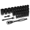 thumbnail image 2 of Grey Pneumatic 1/2" Drive 29 Piece Metric Deep Duo-Socket Set - 12 Point, 2 of 2