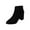 Black, variant on RUIYANQI Women's Suede Ankle Boots - Side Zip Pointed Toe Booties, Trendy Chunky Heel Footwear, Stylish Fall Winter Shoes, Comfortable Dressy Casual Pumps Black Women Sandal