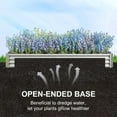 thumbnail image 3 of Aukfa Raised Garden Bed Kit - Garden Outdoor Planter Box for Vegetables - 7.6 ft x 3.7ft - Silver, 3 of 7
