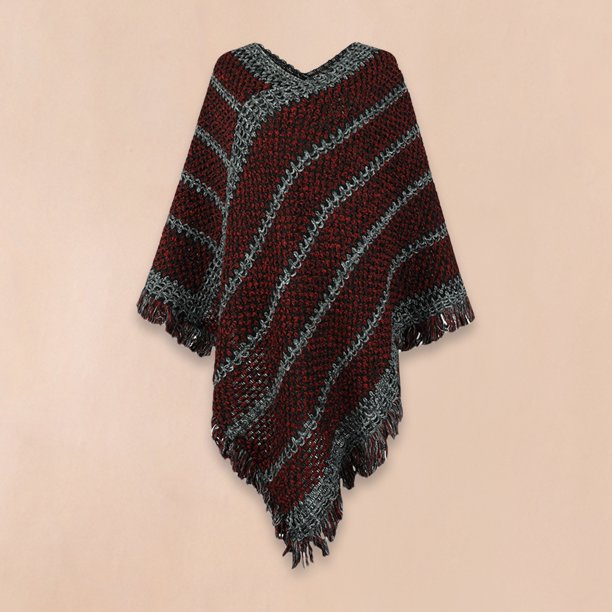 Mujeres Cardigan Capa Casual Raya horizontal Suéter de invierno Cuello en V Traje diario FLhrweasw Para estrenar