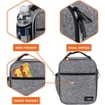 thumbnail image 4 of Lonchera Premium Aislada opux para Niños y Adultos Gris Claro, 4 of 7