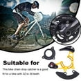 thumbnail image 3 of Guía de cadena de bicicleta Greeniant Aleación de aluminio ajustable 32t-38t Drop Catcher Kit abrazadera ligera Marco Protector estabilizador Ciclismo Oro, 3 of 6