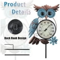 thumbnail image 6 of MUMTOP Wall Hanging Thermometer Stake, 42 Inch Metal Owl Garden Stake Outside Wall Thermometer for Patio, Yard and Garden,Weather Resistant, 6 of 6