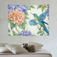 thumbnail image 4 of GOSMITH  Bird and Floral Tapestry Watercolor Flowers Butterflies and Hummingbird Home Decor Tapestry Wall Hanging for Bedroom Living Room Dorm, 4 of 7
