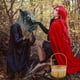 thumbnail image 4 of Disfraz de Halloween para pareja, punto de cruz, caperucita roja y lobo, 4 of 6