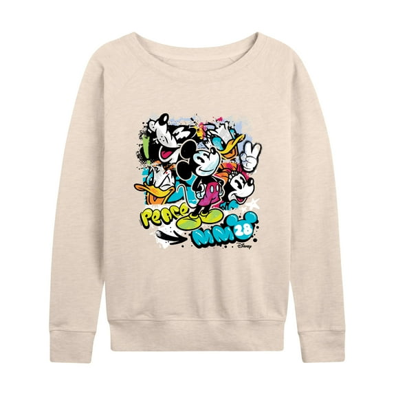 Disney - Street Art - Women's Lightweight French Terry Long Sleeve Shirt