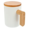 thumbnail image 2 of EeaseCA Coffee Mug Ceramic Cup with Wooden Handle Ceramic Drinkware for Tea Milk Coffee, 2 of 7