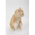 thumbnail image 2 of Garden Decor Animal Statue Playing Orange Tabby Kitten Statue, 2 of 4