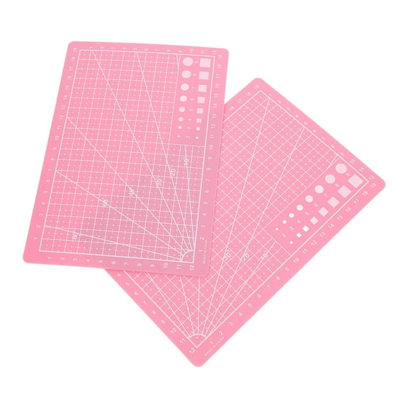 WASHWEPE 2Pcs Cutting Mat Pink A5 Self-Healing for Diy Enthusiasts and Artists