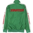 thumbnail image 2 of Chaqueta deportiva STARTER con logotipo para Hombre Verde Extragrande, 2 of 2