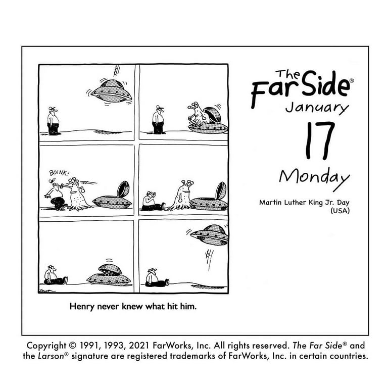 The Far Side® 2023 Off-the-Wall Calendar by Larson, Gary