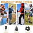 thumbnail image 4 of Bastón plegable para senderismo Walking Stick CLINE Travel, 4 of 7