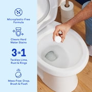 BLUELAND Toilet Bowl Cleaner Tablets, 2-Pack, 28 Count, Peppermint Eucalyptus, Plastic-Free, No Harsh Chemicals, Plant-Based