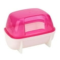 thumbnail image 2 of Visland Pet Hamster Bath House,Chinchilla Bathroom Sauna Toilet Small Animal Transparent Sand Room Rat Hideout Nest Cave Cage Hut, Random Color, 2 of 7