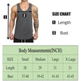 thumbnail image 5 of Men'S V-Neck Gym Bodybuilding Stringer Tank Top Workout Muscle Cut Shirt Fitness Sleeveless Vest Dri-Power Cotton Blend & Tanks, Moisture Wicking, Odor Protection clothingSize XL, 5 of 5