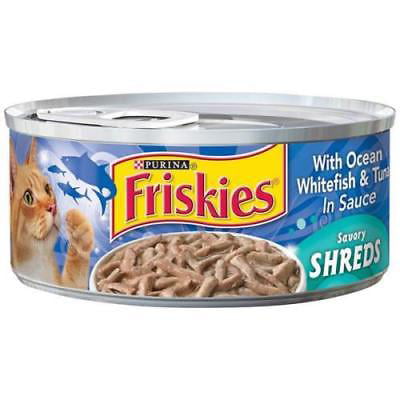 10PK Friskies Shreds With Ocean Whitefish & Tuna In