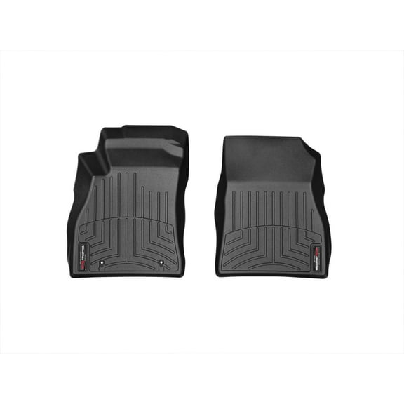 WeatherTech Custom Fit FloorLiners compatible with 2011-2017 Nissan Juke - 1st Row (Driver & Passenger), Black