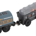 thumbnail image 2 of M Buder Battery Operated Train Simple To Operate Simulation Electric Steam Locomotive Cargo Train Set Toy for Boys Girls Blue (18.00 x 12.00 x 3.00 inches / 45.72 x 30.48 x 7.62 cm), 2 of 9