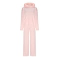 thumbnail image 4 of YUGYXL Fall Sweatsuits Women 2 Piece Outfit Lounge Sets Matching Airport Oversized Sweatshirt Sweatpants Tracksuit Pink L, 4 of 5