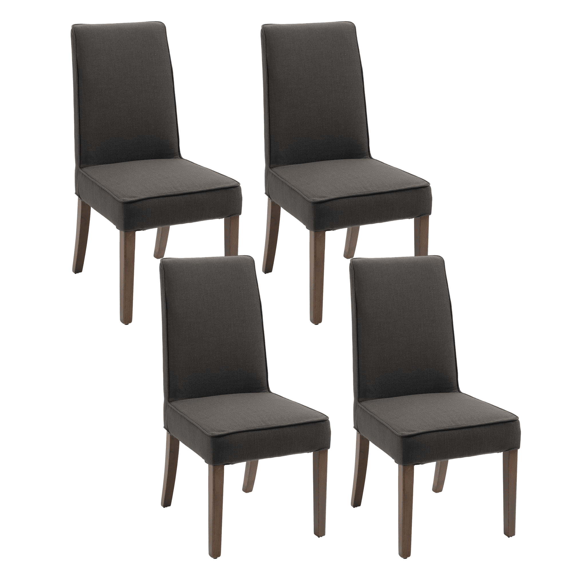 Modern Cover Removable Interchangeable Upholstered Dining Chairs with Solid wood legs, Dining