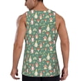 thumbnail image 3 of Easygdp Mushrooms Gnome Men's Tank Top, Sleeveless Muscle T Shirts, Breathable, Quick-Dry, Loose for Gym, Running, Fitness - X-Large, 3 of 9