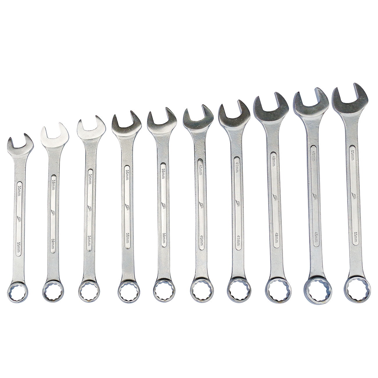 ATD Tools 1110 10 Pc. 12 Point Metric Jumbo Raised Panel Combination Wrench Set ATD-1110