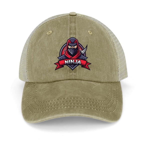 Ninja Disguise Khaki Baseball Cap for Men Women, Adjustable Snapback Hats Trucker Hat