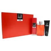 Desire Red London by Alfred Dunhill for Men - 3 Pc Gift Set 3.4oz EDT Spray, 3oz Shower Gel, 6.6 oz