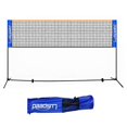 thumbnail image 3 of Portable Foldable Standard Professional Badminton Net Indoor Outdoor White White 6.1m, 3 of 5