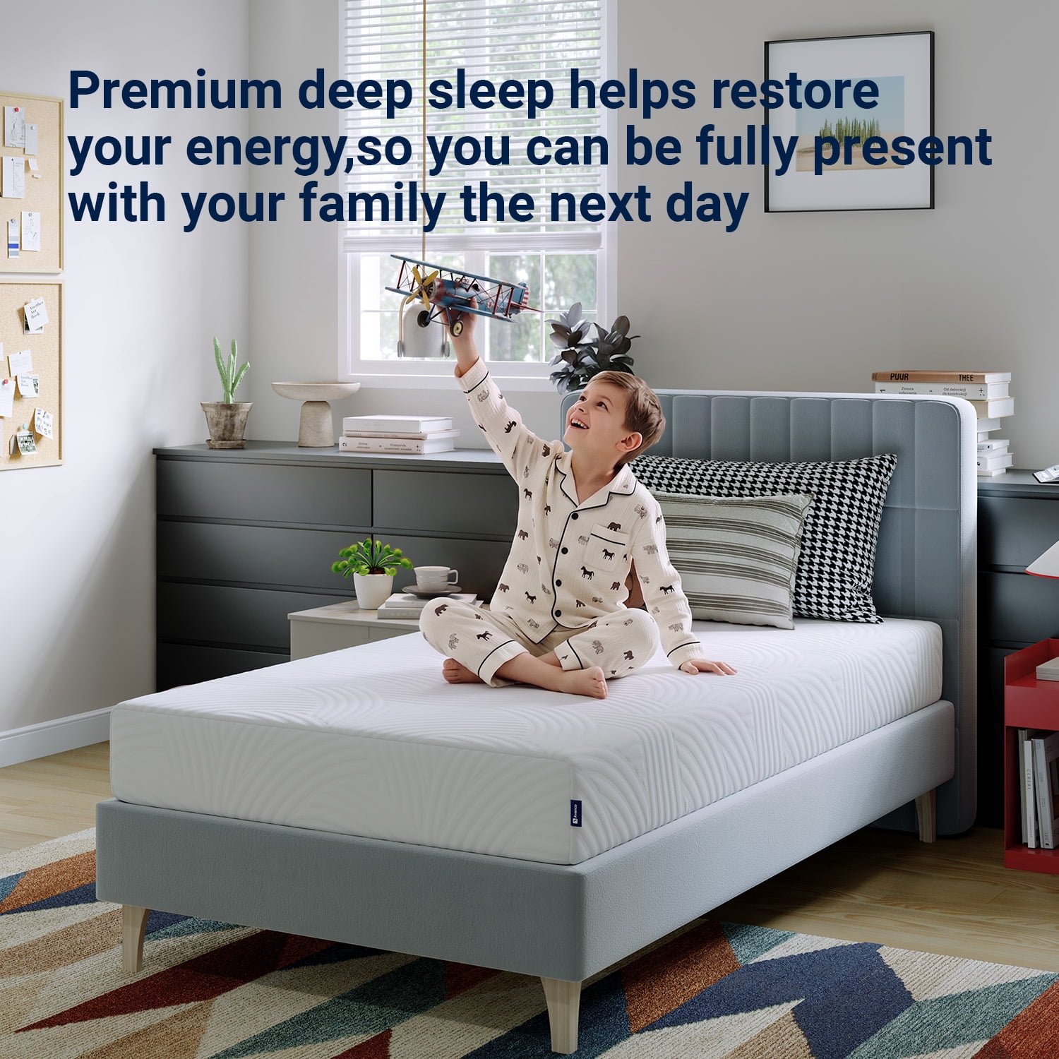 Avenco Universe 6" Twin XL Size Adult Gel Infused Memory Foam Cooling Comfort Mattress in a Box