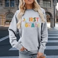 thumbnail image 2 of Zhanying Women's Sweatshirt Crew Neck Cute Pullover Plus Size Long Sleeve Fall Tops Sweaters Basic Tees, 2 of 5