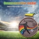 thumbnail image 3 of artículos deportivos Medalla Fútbol Juego Medallas Fútbol Deporte Ganador Premio Conmemorativo (Cobre) Barbie Nuevos Originales, 3 of 8