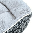 thumbnail image 5 of Vibrant Life Medium Dog Bed, Plush Bolster Dog for Medium Dogs, Medium, 27" x 20", Black, 5 of 7