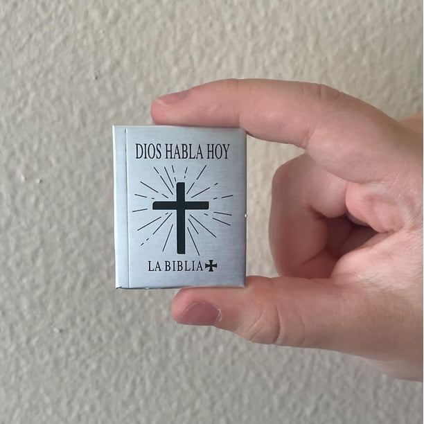 Miniatura de Biblia Air-Ads Supplies 3.8 cm en Español Legible